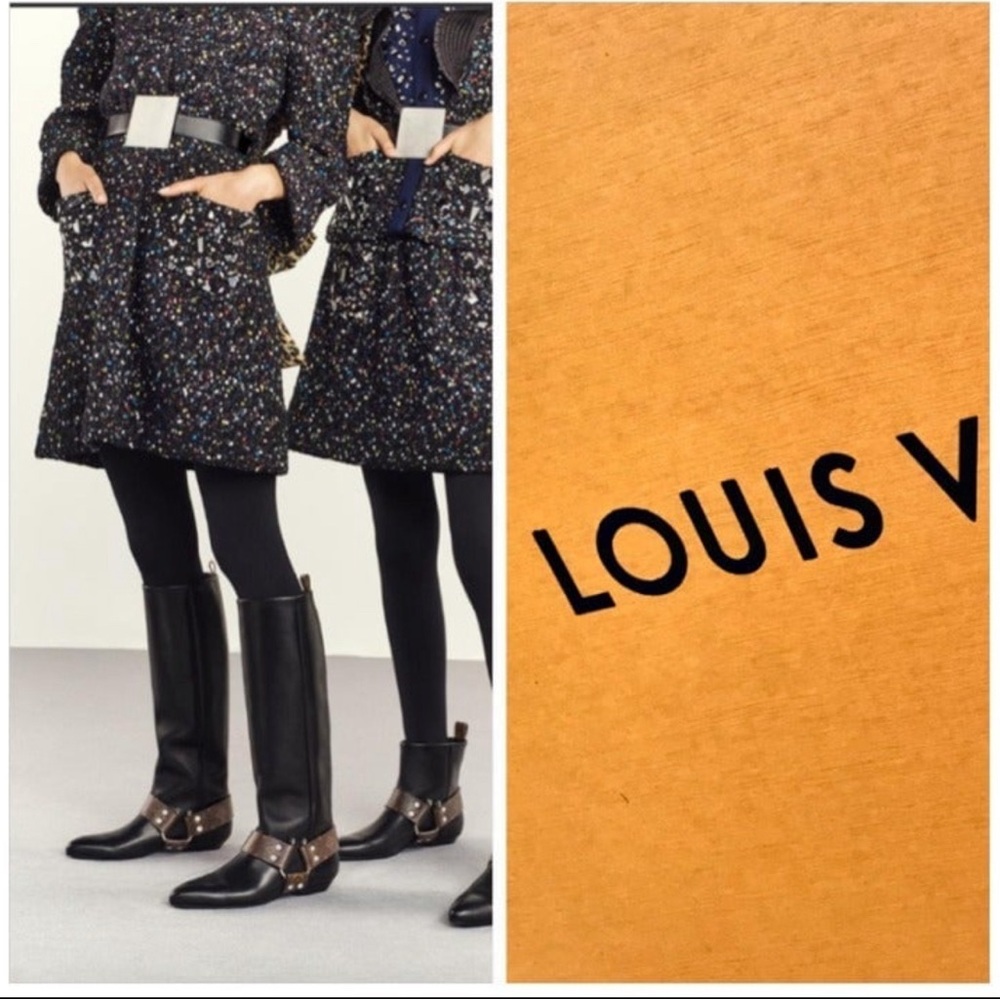 ❤️Firm❤️Louis Vuitton Rhapsody Authentic Monogram Boots
